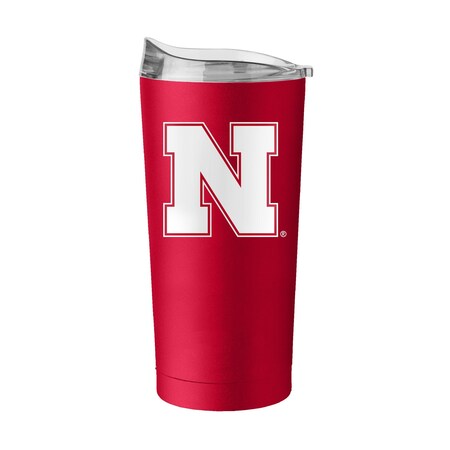 Logo Brands Nebraska 20oz Flipside Powder Coat Tumbler 182-S20PT-34